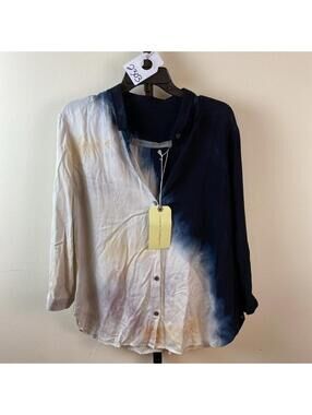 Raquel Allegra Lauren Blouse in Handpainted Viscose, $465, NWT, Size 0, #2303